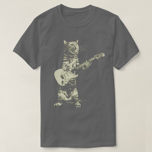 Gitarre spielen T-Shirt (Design vorne)