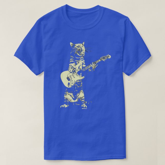 Gitarre spielen von Katzen (2) T-Shirt (Design vorne)