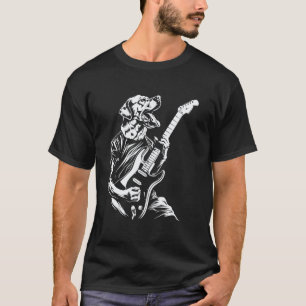 Gitarre spielender Hund - Labrador Retriever Vater T-Shirt