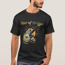Gitarre-Star-Sammlung: Das Rhythmus von Star T-Shirt