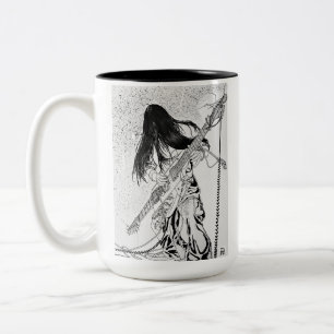 Gitarre-Tasse Zweifarbige Tasse