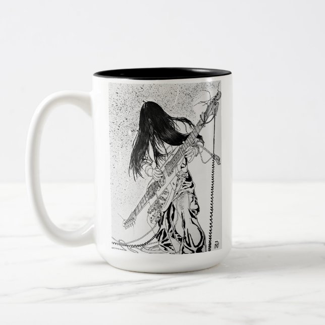 Gitarre-Tasse Zweifarbige Tasse (Links)