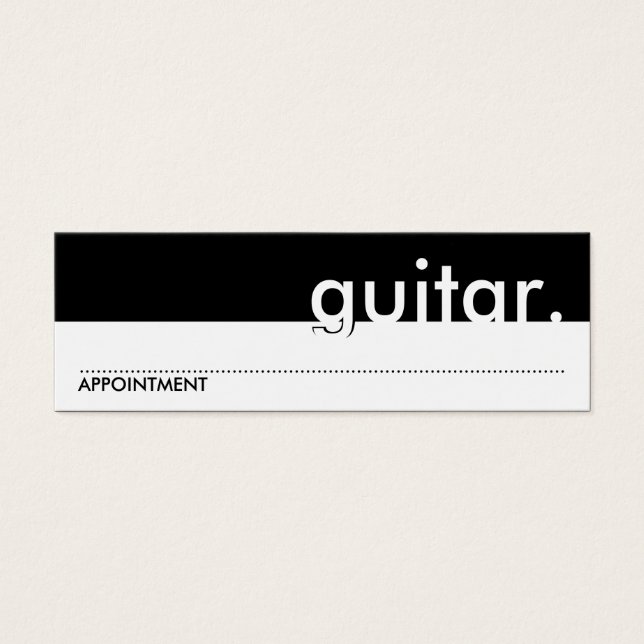 gitarre. (Terminkarte) (Vorderseite)