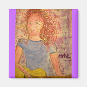 Gitarre und Skizze Magnet