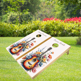 Gitarre Wildblume Musical Country Spring Wedding