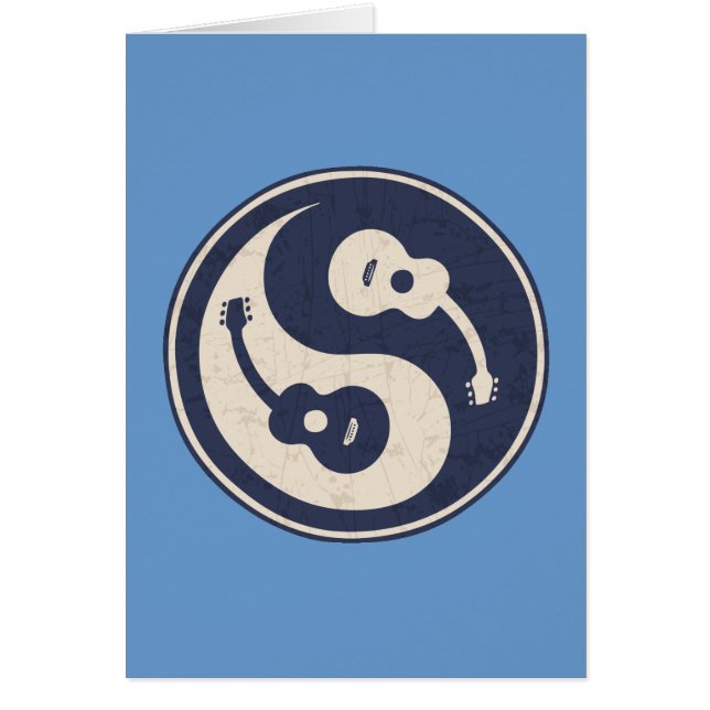 Gitarre Yang - Blau (Vorne)