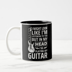 Gitarre Zweifarbige Tasse