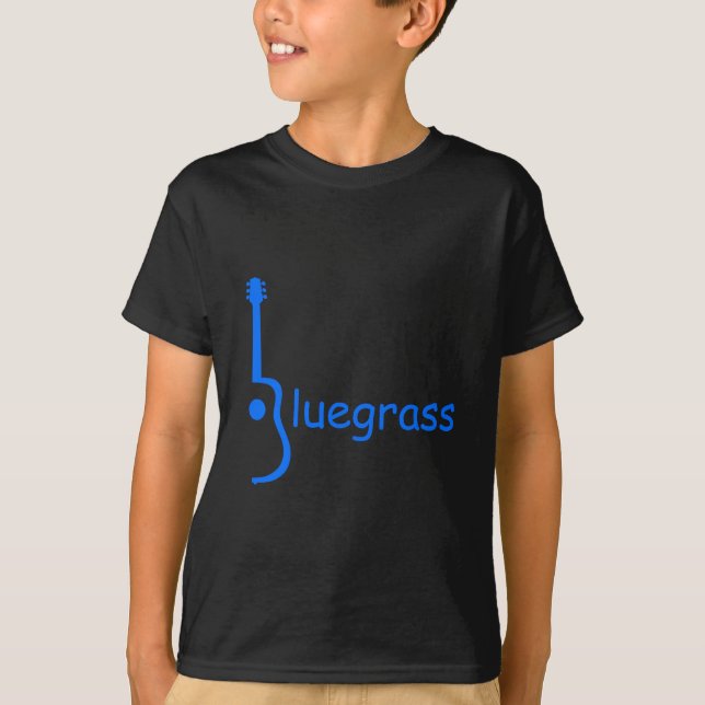 GitarreBluegrass T-Shirt (Vorderseite)
