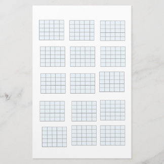 Gitarren-Akkordpapier Briefpapier