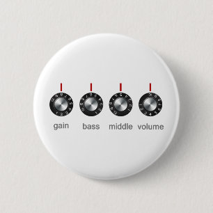 Gitarren-Ampere-Griffe Button