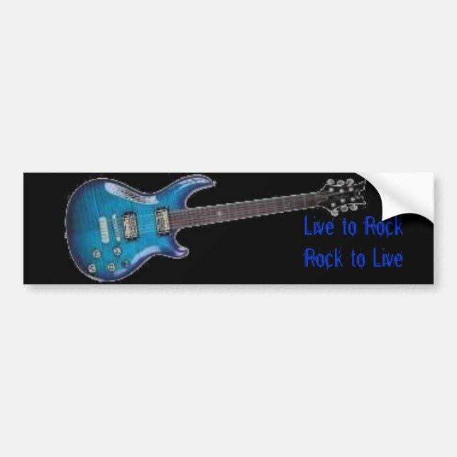 Gitarren-Autoaufkleber Autoaufkleber (Vorne)