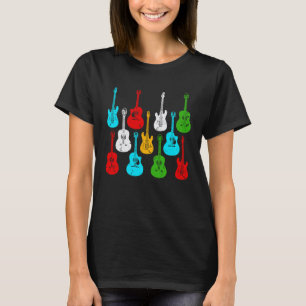 Gitarren E-Gitarre Akustikgitarre Gitarrist Klassi T-Shirt