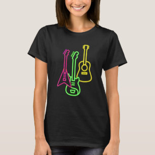 Gitarren Elektrische akustische klassische Gitarre T-Shirt