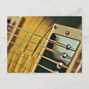 Gitarren-Geschenke für ihn Postkarte