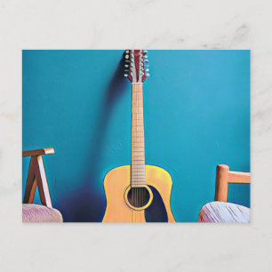 Gitarren-Geschenke Postkarte