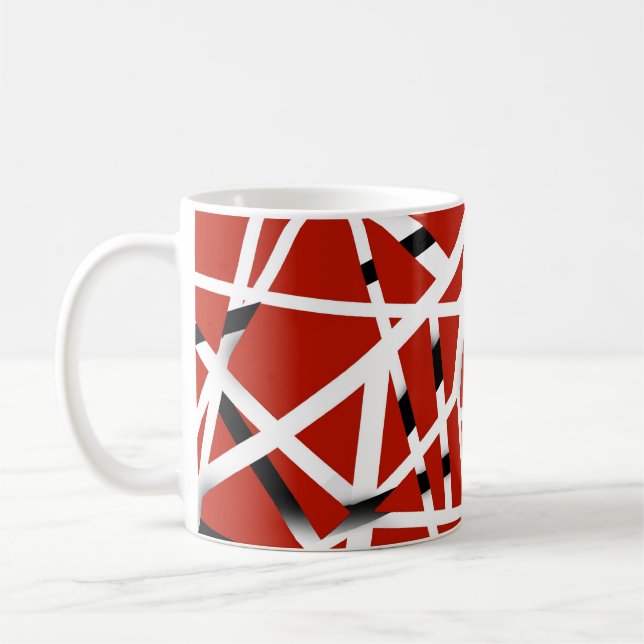 Gitarren-Gott-Tasse (rot) Kaffeetasse (Links)