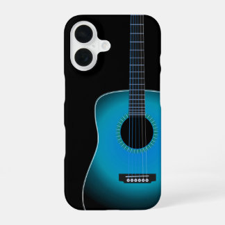 Gitarren-Hintergrundtextur iPhone 16 Hülle
