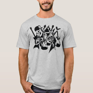 Gitarren-Kunst durch William F. Tracy III T-Shirt