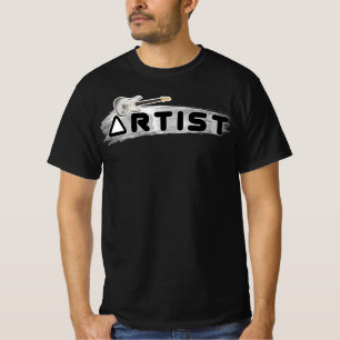 Gitarren-Künstler-T-Shirt   Musikalisches kreative T-Shirt