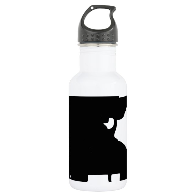 Gitarren-Mann Edelstahlflasche (Vorderseite)