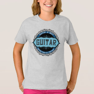 Gitarren-Musiknote T-Shirt