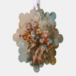 Gitarren - Papier-Kartendekorationsgeschirr Ornament Karte