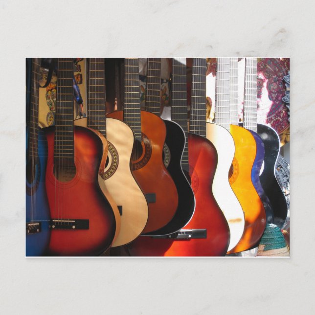 Gitarren Postkarte (Vorderseite)