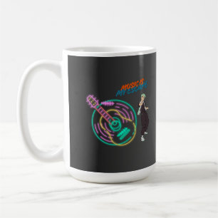 Gitarren-Rhythmus-Tasse – Anime-Jungen-Design für Kaffeetasse