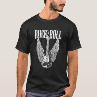 Gitarren-Rock und Roll-Kostüme-T-Shirts T-Shirt