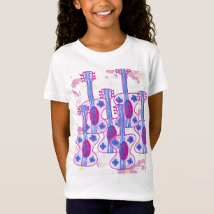 Gitarren-Shirt für Mädchen T-Shirt