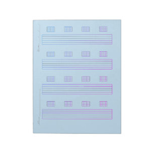 Gitarren-Tabulaturpapier – druckbare Tabulaturvorl Notizblock