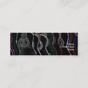 Gitarren u. Musik Mini Visitenkarte