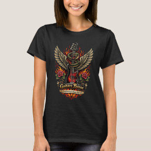 Gitarren- und Bass-Musik-T-Shirt T-Shirt