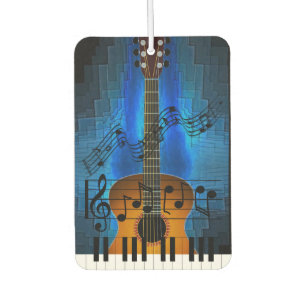 Gitarren- und Keyboardmusik Autolufterfrischer
