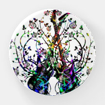 Gitarren und Rose Paperweight