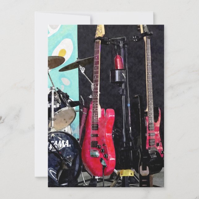 Gitarren und Trommeln (Vorderseite)