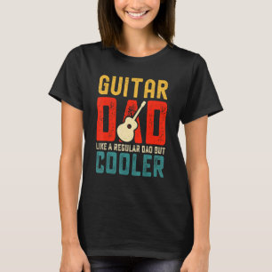 Gitarren-Vater wie ein normaler, aber cooler Retro T-Shirt
