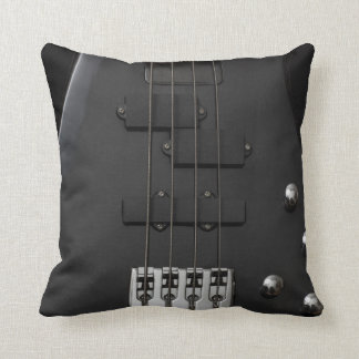 Gitarrenbass-Instrument schwarz Kissen
