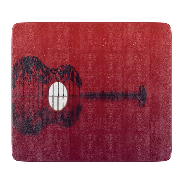 Gitarrencove Schneidebrett (Vorderseite)