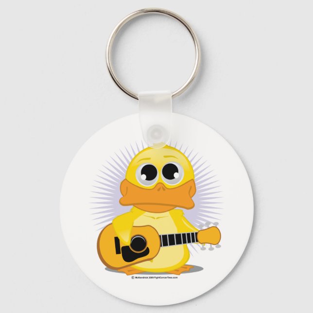 Gitarrenduck (akustisch) schlüsselanhänger (Vorderseite)