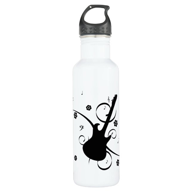 Gitarrenflasche Edelstahlflasche (Vorderseite)