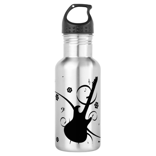 Gitarrenflasche Edelstahlflasche (Vorderseite)