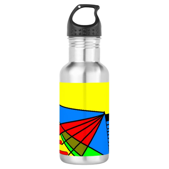 Gitarrenflasche Edelstahlflasche (Vorderseite)