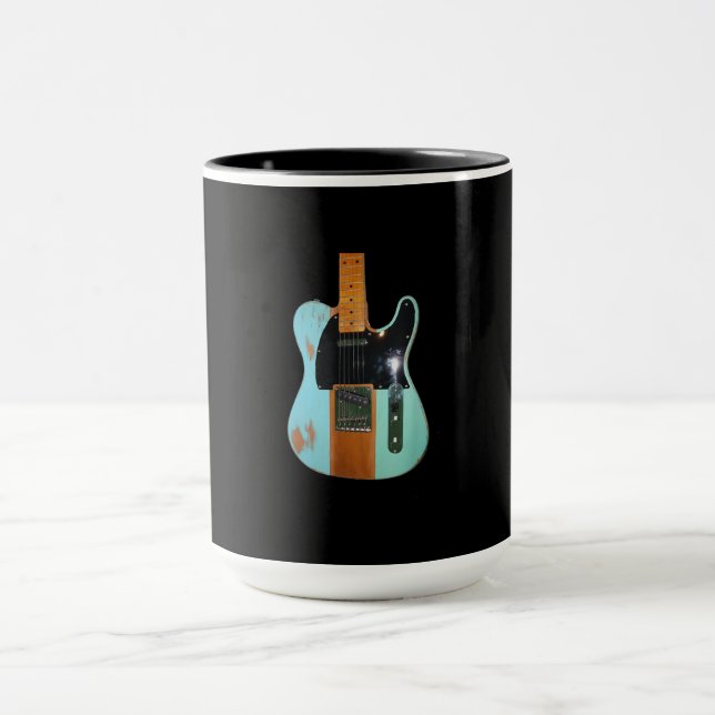 Gitarrengeschenk | Coole elektrische Gitarre Tasse (Zentrum)