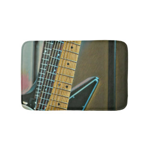 Gitarrengeschenk für Väter Badematte