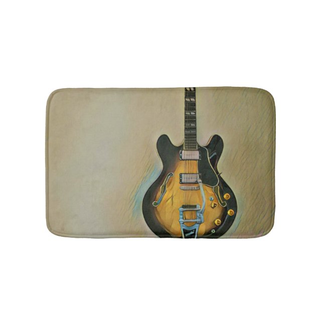 Gitarrengeschenke Badematte (Vorderseite)