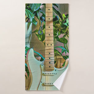 Gitarrengeschenke Badhandtuch Set