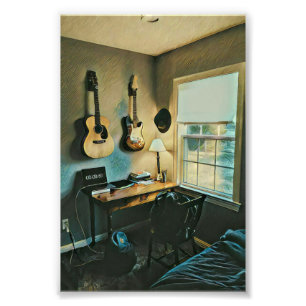 Gitarrengeschenke Fotodruck