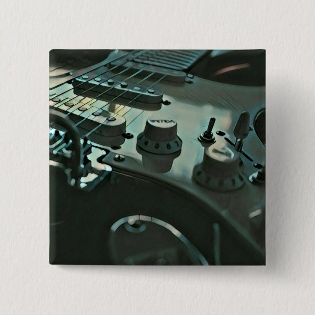 Gitarrengeschenke für den Freund Button (Vorderseite)