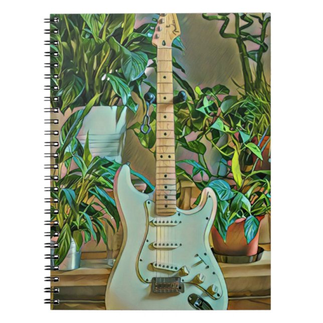 Gitarrengeschenke Notizblock (Vorderseite)